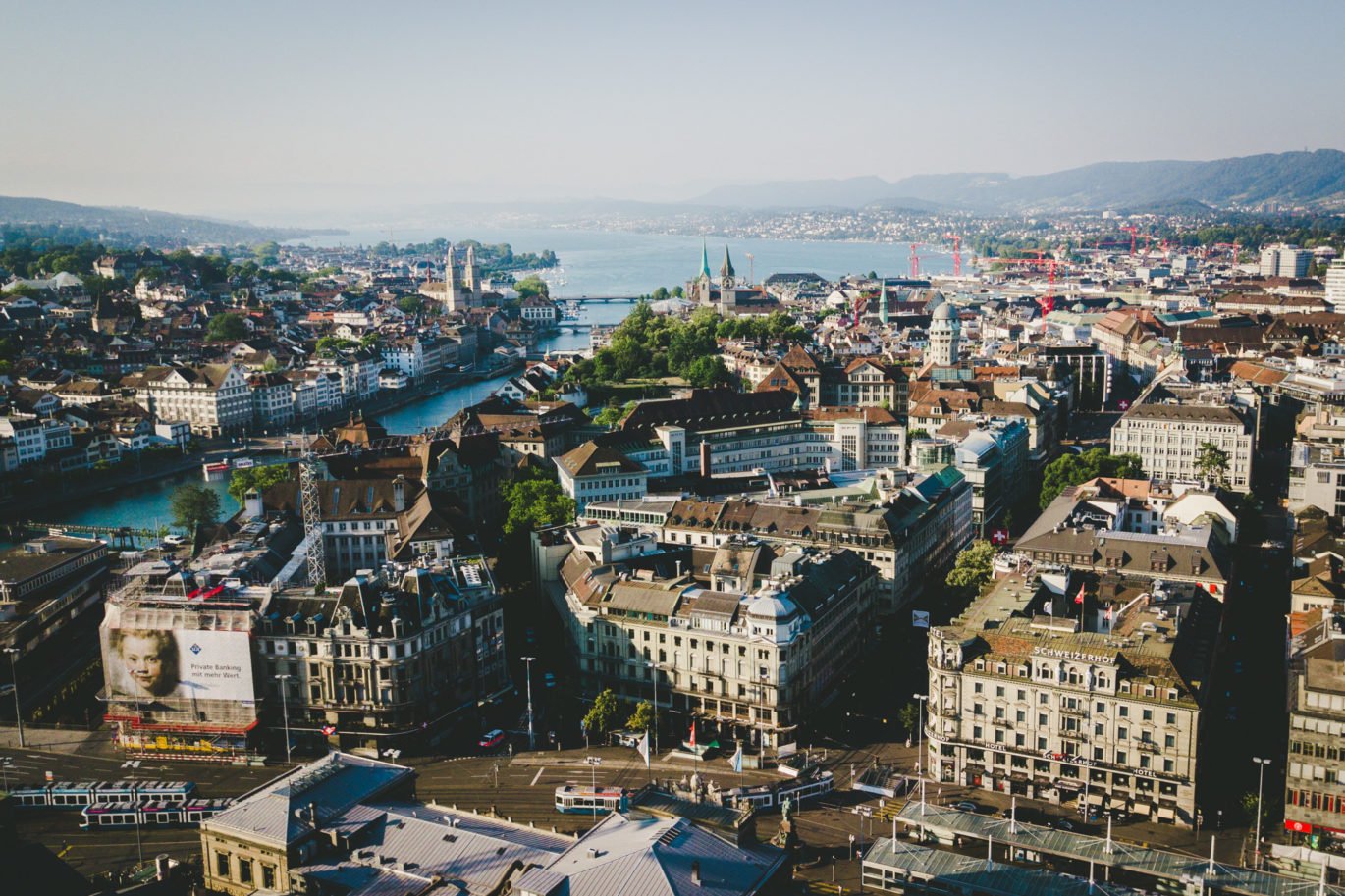 Überblick über Zürich